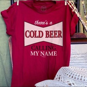 There's a Cold Beer Calling My Name Shirt